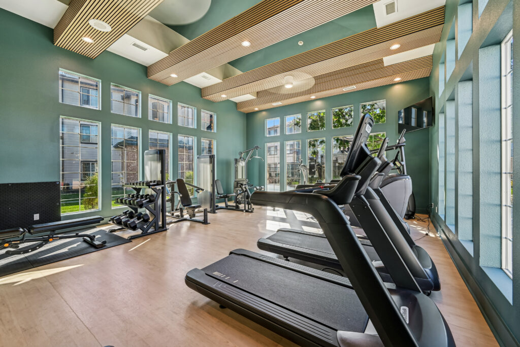 Bell Stonegate Fitness center with free weights